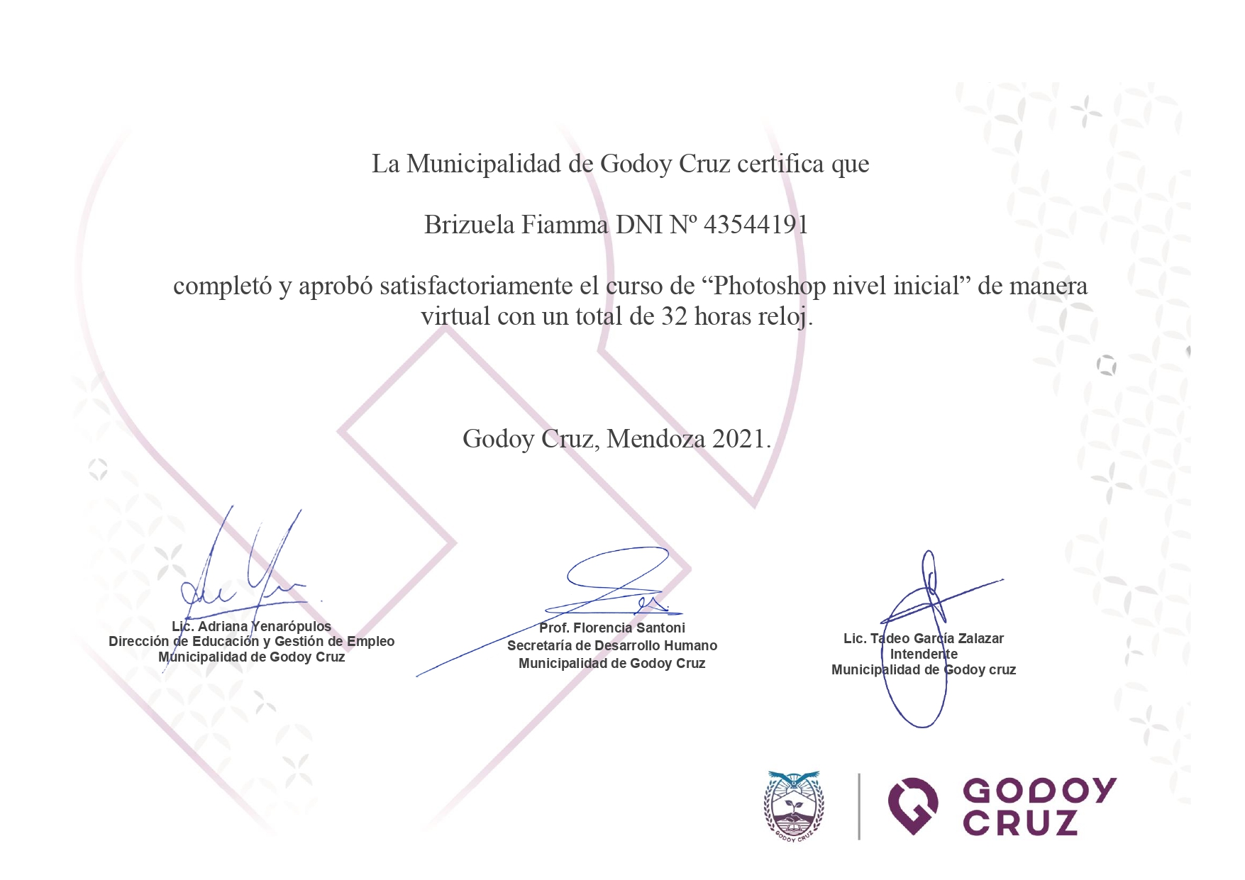 Certificado de Photoshop